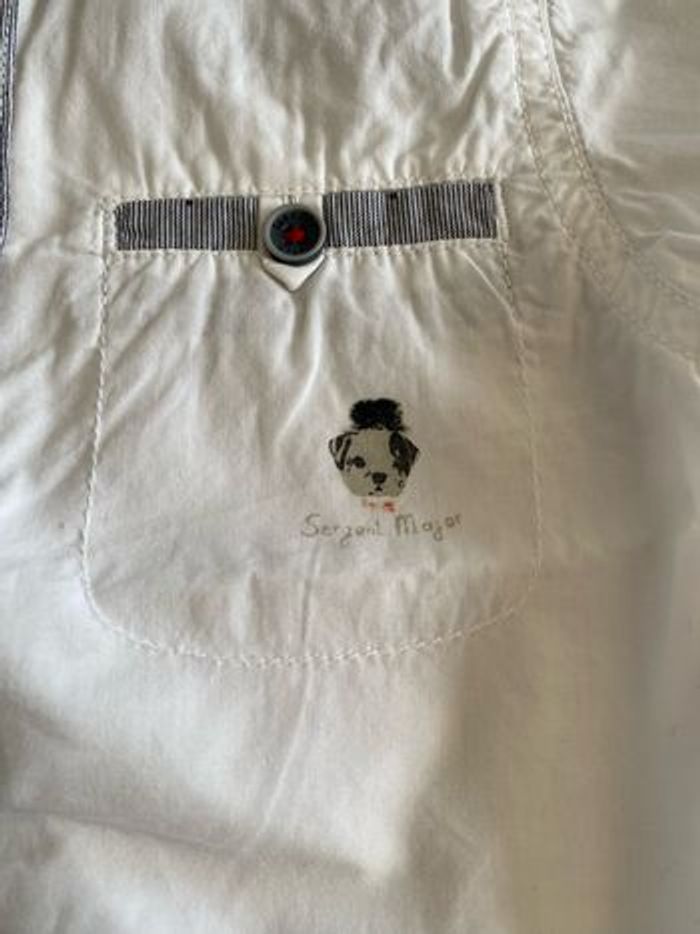 Chemise blanche sergent major 18 mois - photo numéro 3