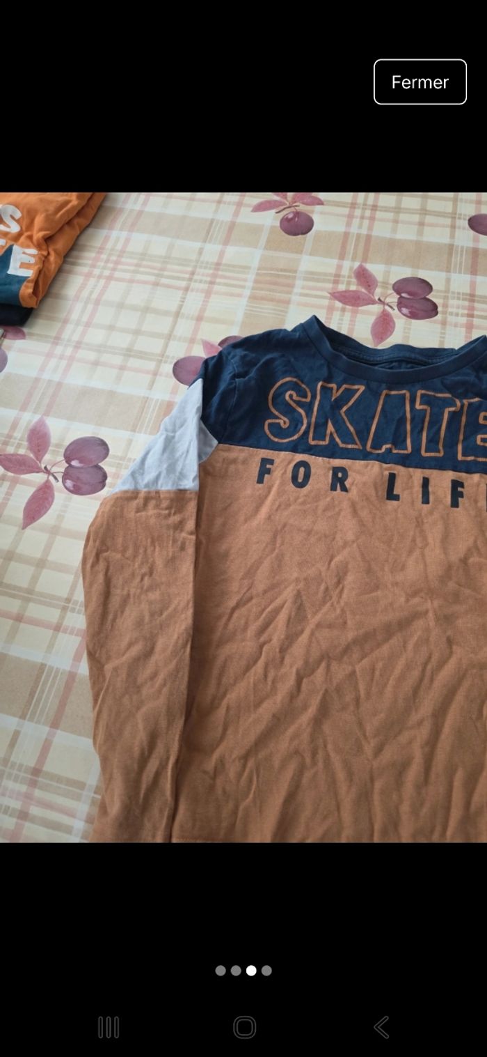 Lot de 2 t shirt manches longues - photo numéro 3