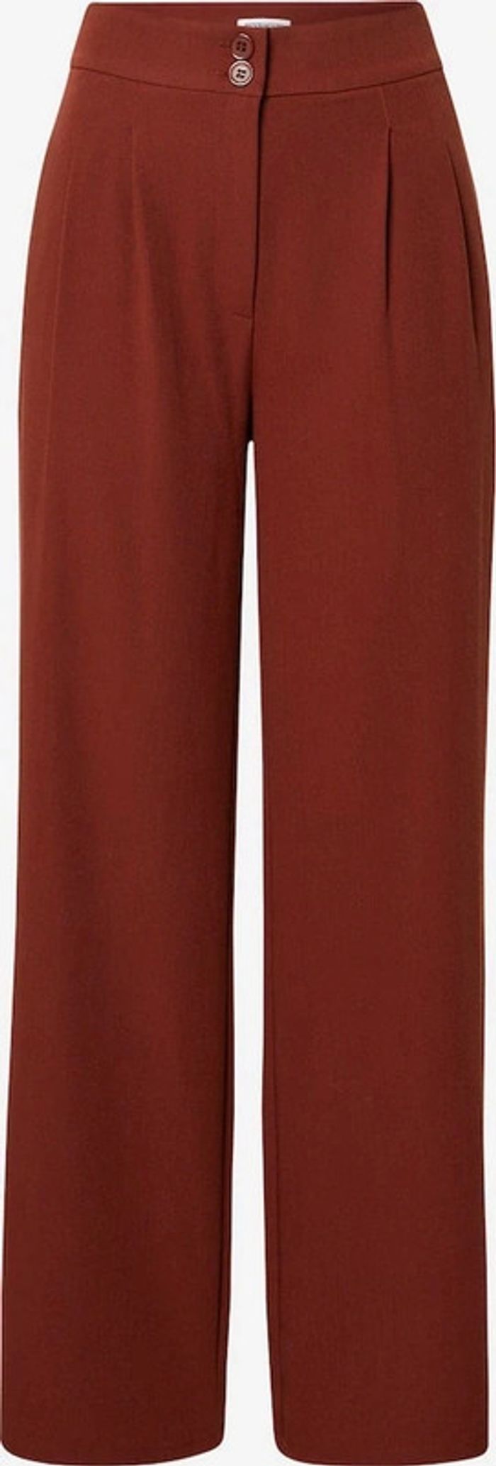 Pantalon à pince Loana couleur Rouille taille 44 - photo numéro 2