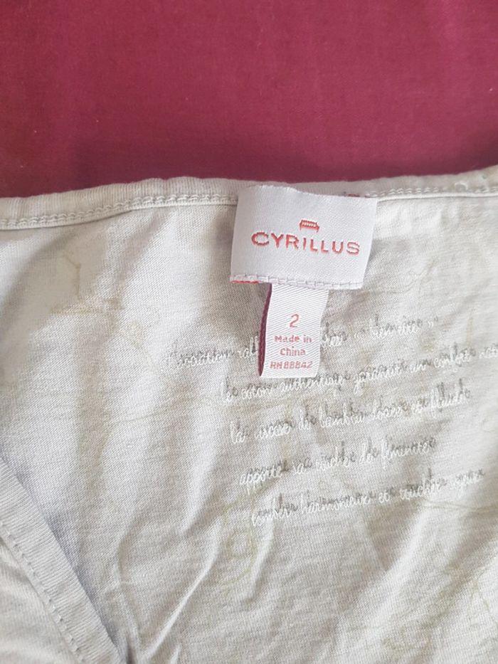 T shirt Cyrillus taille 2 - photo numéro 2