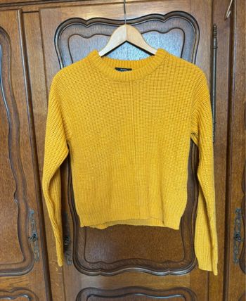 pull jaune moutarde taille S