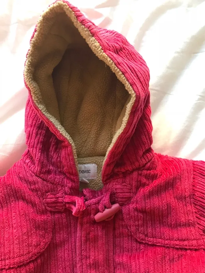 Veste à capuche bébé 6 mois fille - photo numéro 2