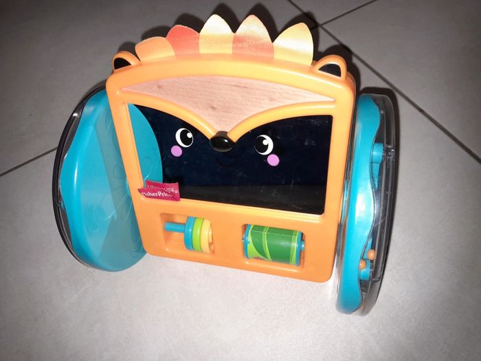 Fisher-Price Mon Hérisson d’Activité Roulant, pour encourager bébé à ramper