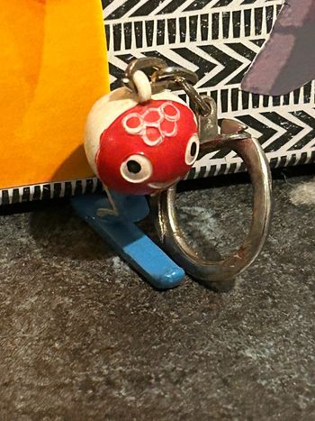 Porte-clefs mascotte jeux olympiques Grenoble 1968