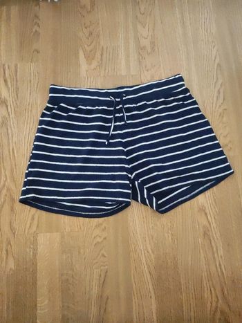 Short femme rayé in extenso