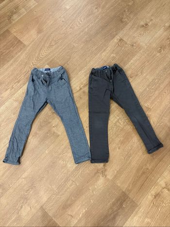 Lot 2 pantalons habillés garçon 4 ans