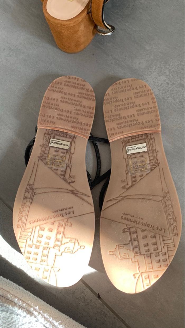 Sandales strass noir discret - photo numéro 2