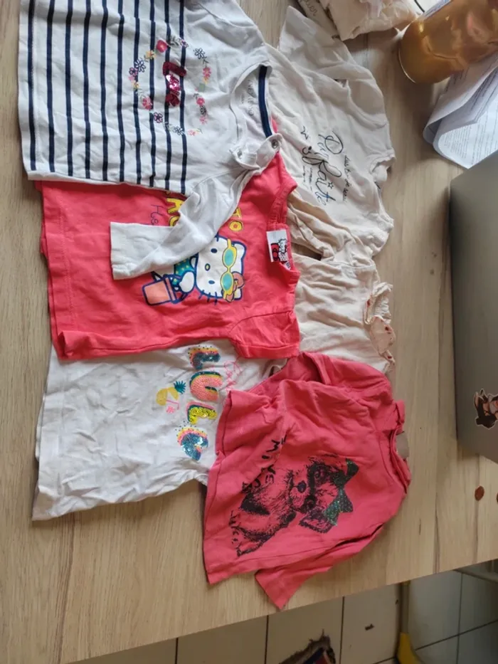 Lot 12 t-shirt 6 mois - photo numéro 6