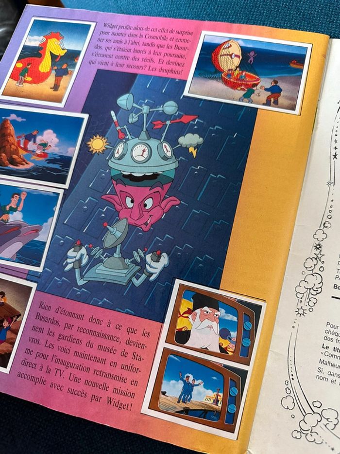 Album Panini complet Widget l’extra-terrestre extraterrestre Megabrain autocollants livre stickers - photo numéro 8