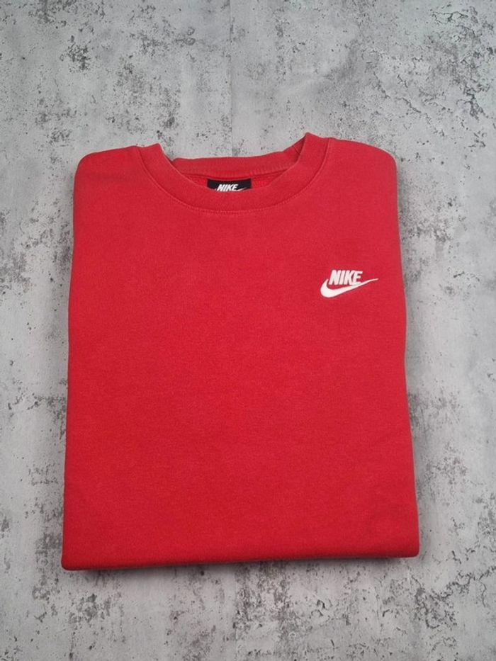 Sweat Nike rouge logo blanc – Taille XS Hommes - photo numéro 2