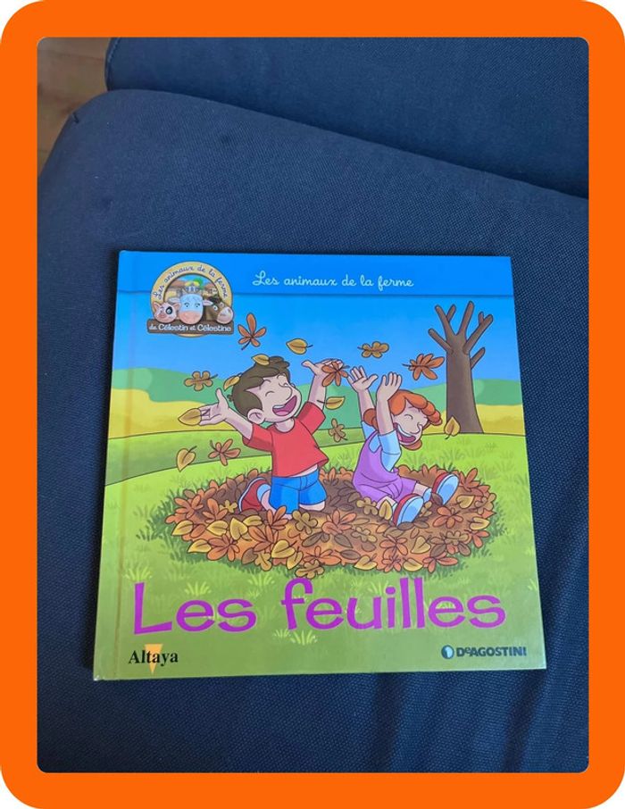 Livre pour enfants sur les animaux de la ferme altaya les feuilles