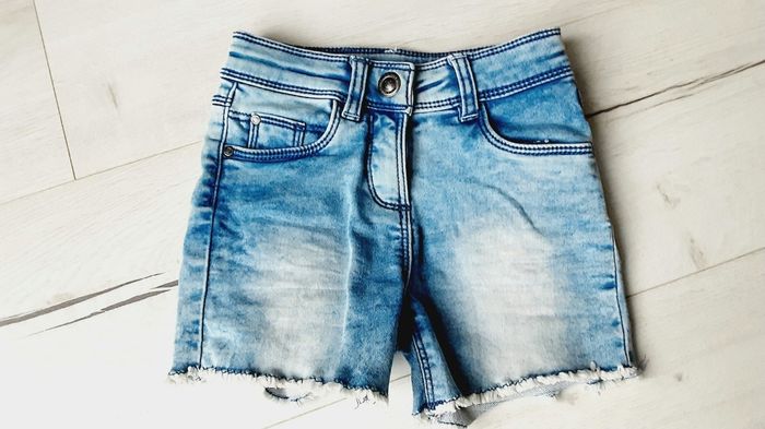 Vêtement fille short en jean bleu Orchestra 4 ans