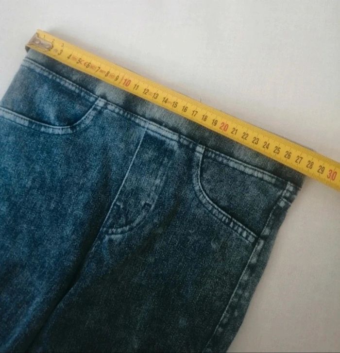 Jegging fin neuf bleu délavé H&M 10 ans - photo numéro 9