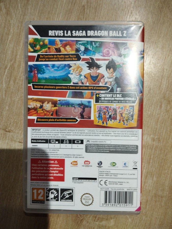 Dragon ball z kakarot Nintendo Switch - photo numéro 2