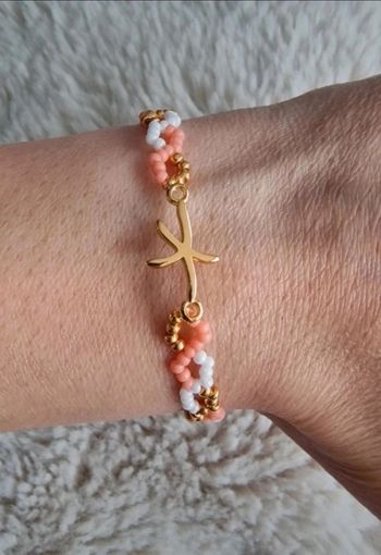 Bracelet thème vacances/été étoile de mer