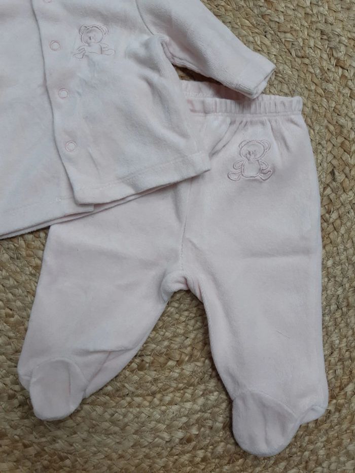 Ensemble gilet à capuche et pantalon Tout Simplement naissance - photo numéro 2