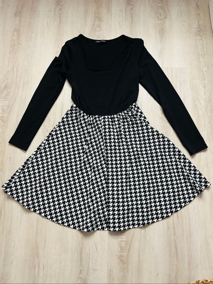 Robe damier manches longues taille S 36 SHEIN
