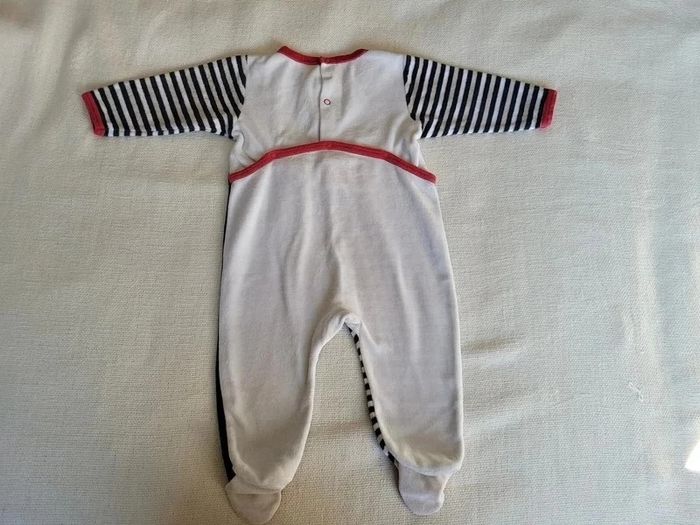 pyjama velours 6 mois style marin - photo numéro 4