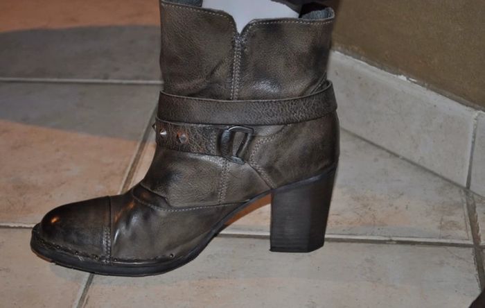 Bottines grise/bronze neuve - photo numéro 7