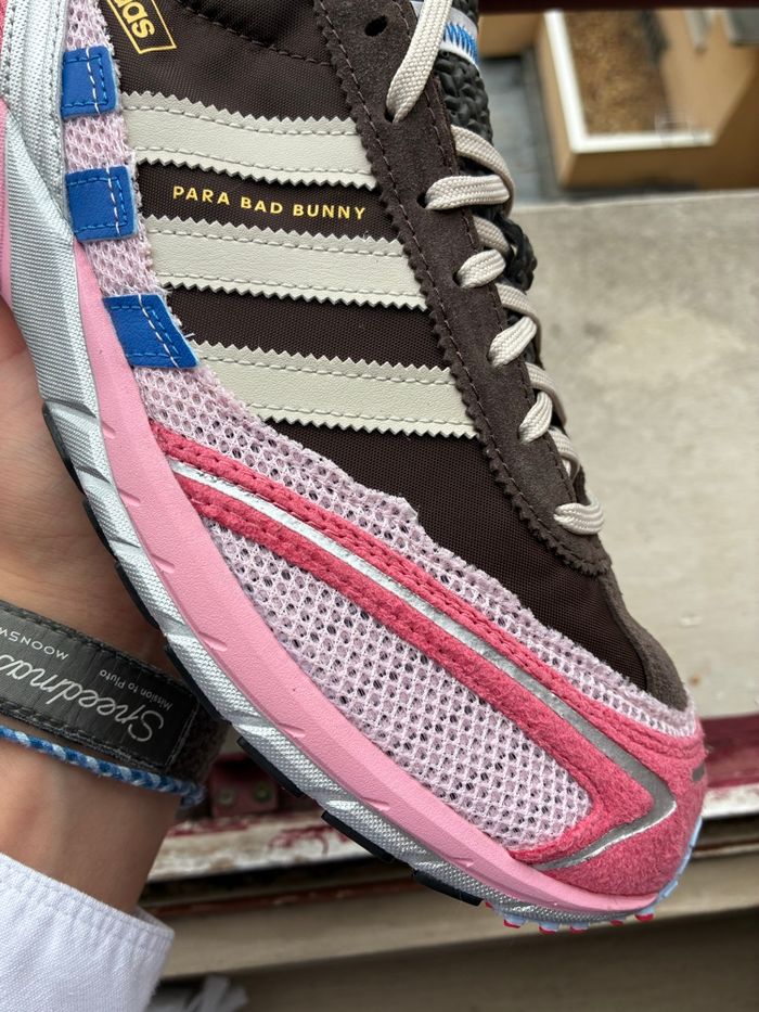 Adidas x Bad Bunny Adizero SL 72 Brown/Clear Pink/Hazy Rose - Taille 44 2/3 - Neuves - photo numéro 7