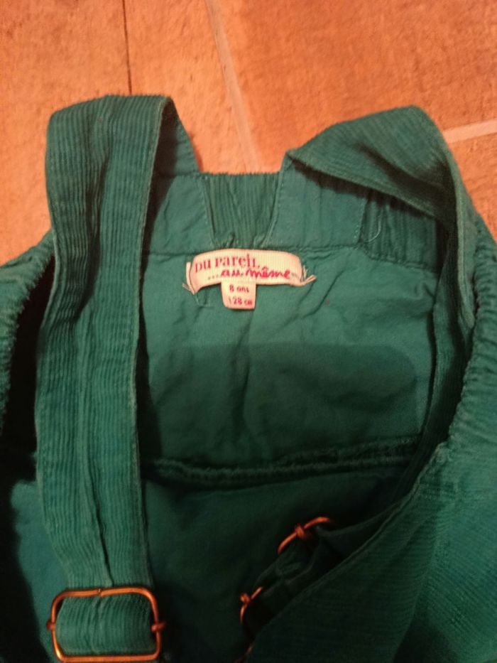 Robe velour verte - photo numéro 2