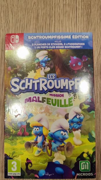 Les Schtroumpfs mission malfeuille (schtoumpfissime édition) switch neuf