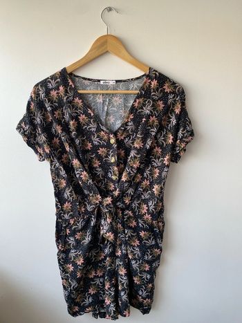 Combinaison short 38 fleurs