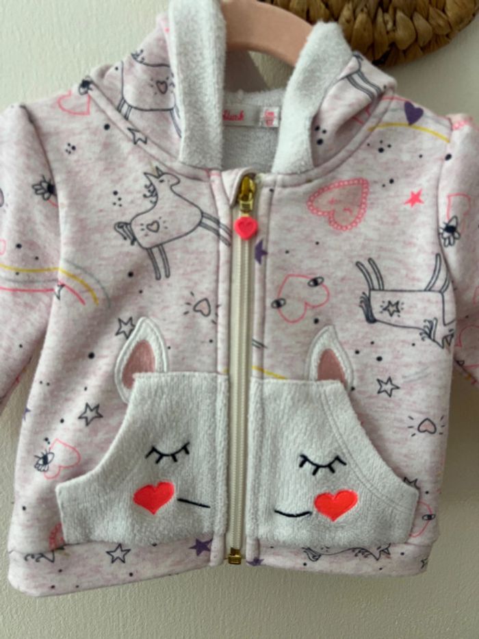 Veste survêtement Billieblush 6 mois - photo numéro 2