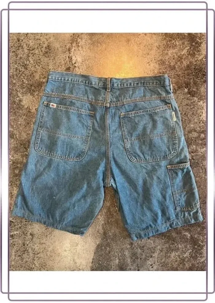 Short jean cargo homme Jacks 36x30 Pantaloncini carpentiere uomo Zimmermannsshorts Herren - photo numéro 2