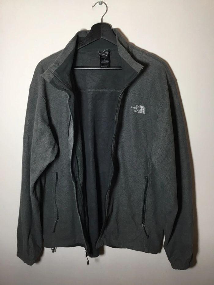 Veste polaire type softshell pour homme The North Face gris foncé taille L 056 - photo numéro 2