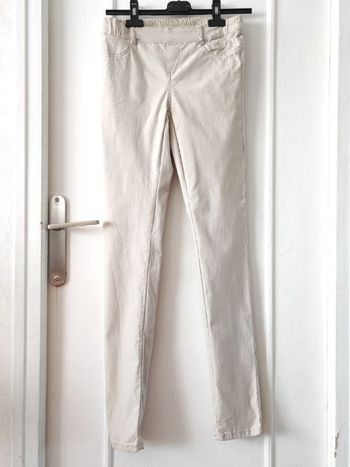 Joggings élastiques, jean taille haute slim, pantalon