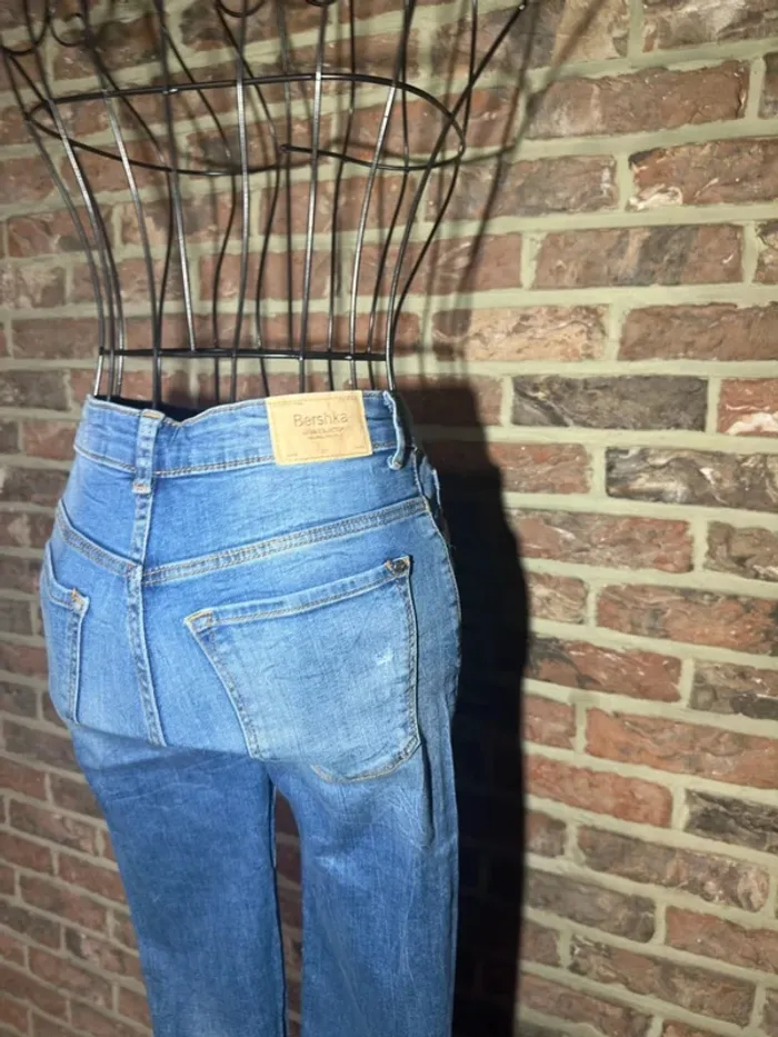 Jeans skinny bleu Bershka Taille S / 36 - photo numéro 15
