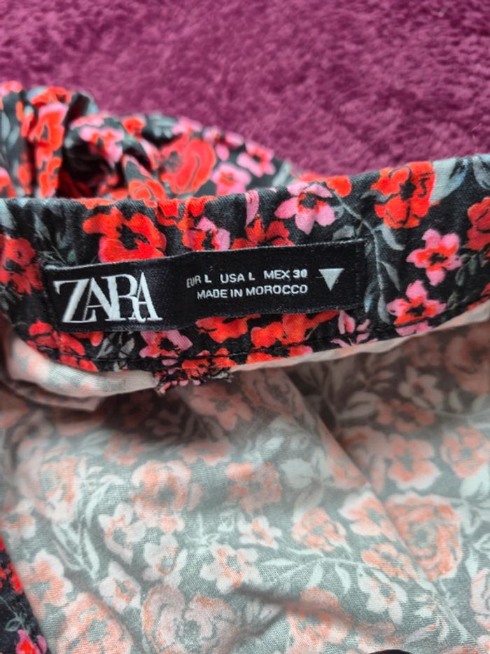 Jupe Zara Fleurie - photo numéro 2