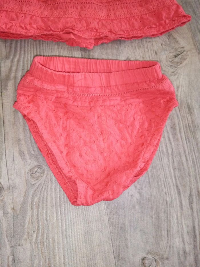 Ensemble haut et culotte 6mois fille - photo numéro 3