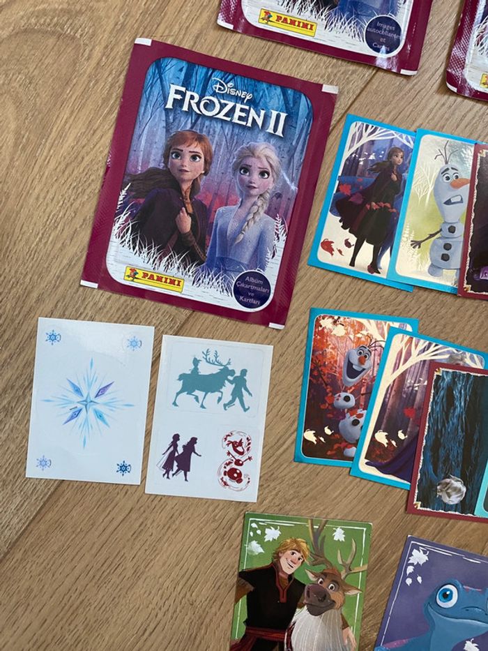 Lot de cartes panini Disney reine des neiges - photo numéro 4