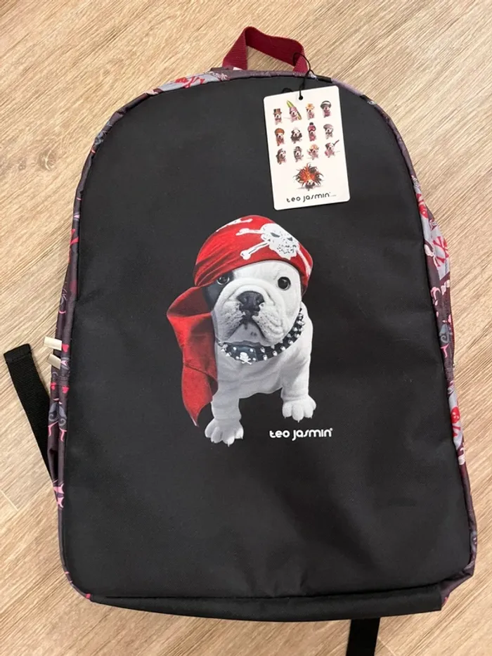 Sac â dos cartable teo jasmin chien