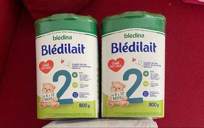 Lait 2ème âge Blédilait (6 à 12 mois) - 10€ pour 1 boîte