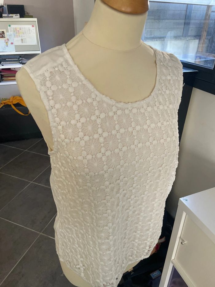 Haut blanc sud express dentelle - photo numéro 6