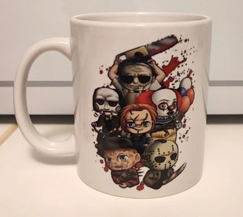 Mug blanc horreur 