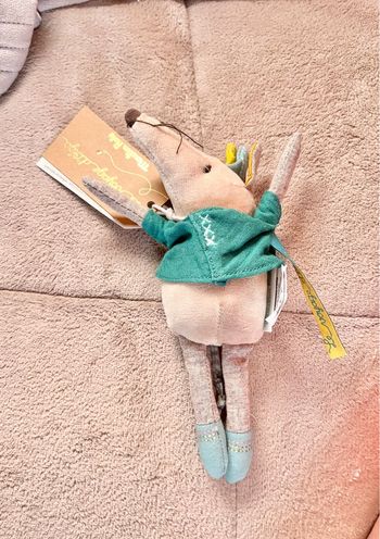 Doudou Peluche Souriceau Pablo - Le Voyage D'Olga - Moulin Roty