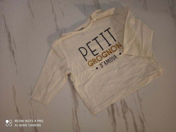Lot 2 haut manche longue 3mois - photo numéro 3