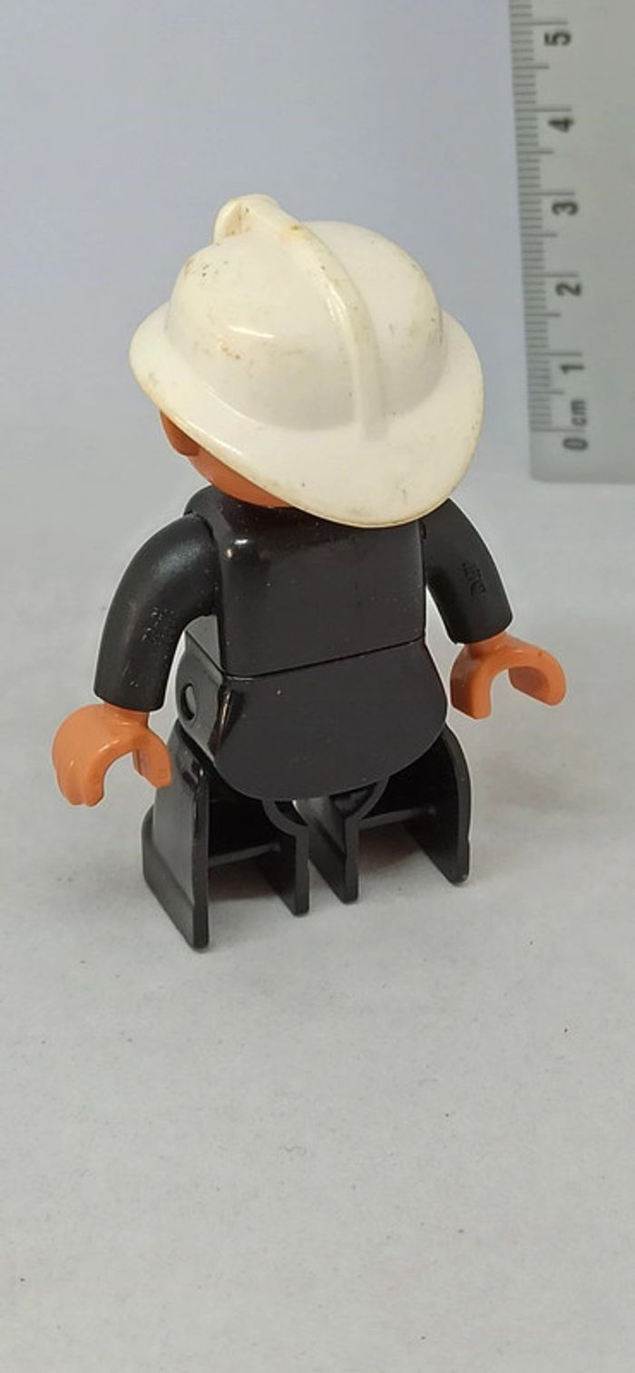 Homme pompier habits noirs lego duplo - photo numéro 4