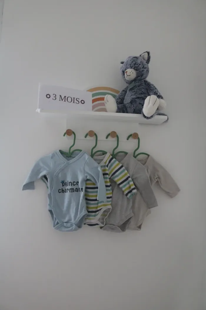 Lot bodies hiver garçon 3 mois