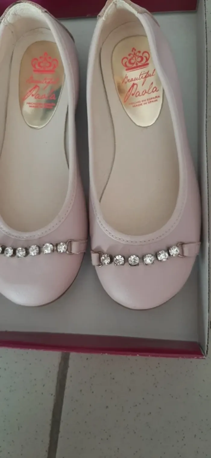 Ballerines fille en cuir PAOLA - photo numéro 2