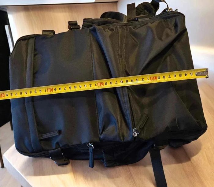 Sac à dos cabine compression 40×25×20 NEUF Compatible Ryanair/EasyJet - Bagage à main sous vide KAKI - photo numéro 10