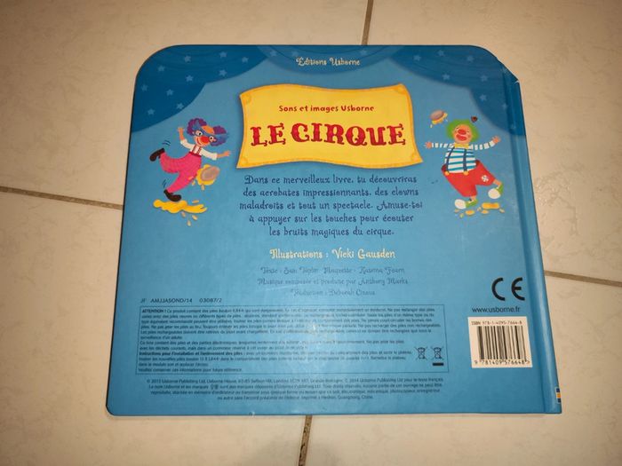 Très beau livre sonore sur le cirque - photo numéro 3