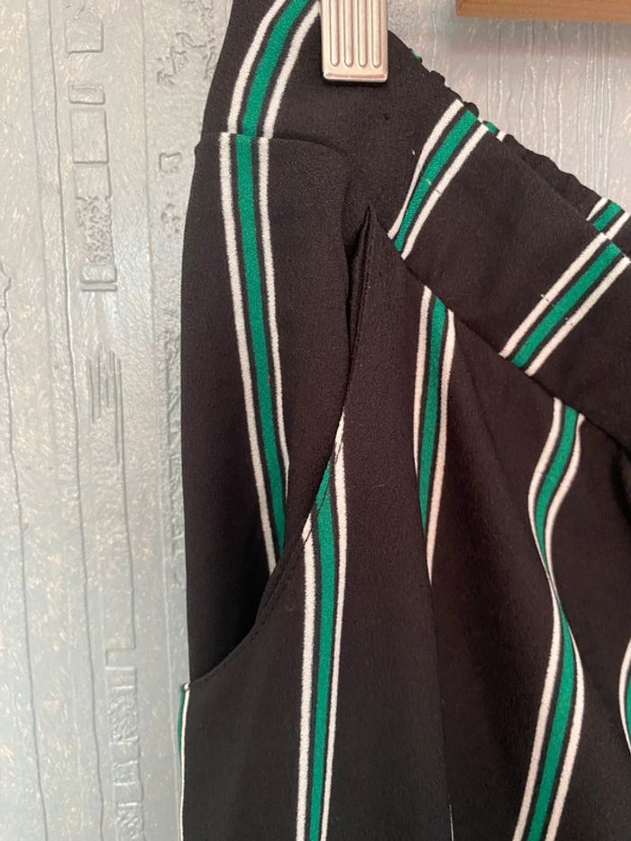Pantalon rayé vert - photo numéro 4