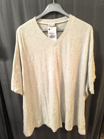 307467 tee-shirt MC gris chiné homme XXL natural option
