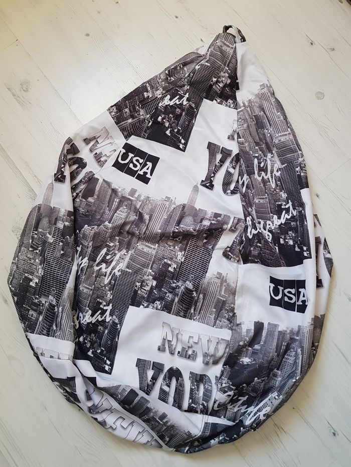 Housse pour fauteuil forme poire / sac