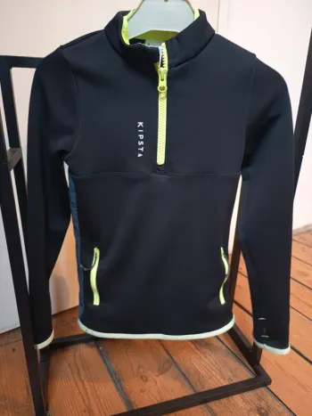 Sweat demi zip